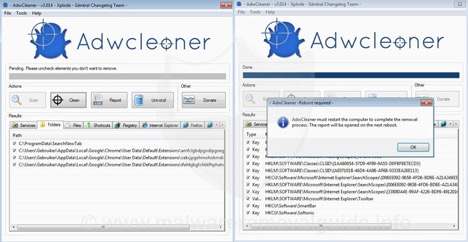 AdwCleaner Screenshot