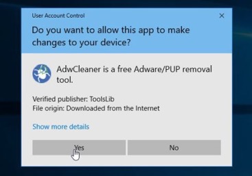 AdwCleaner Screenshot